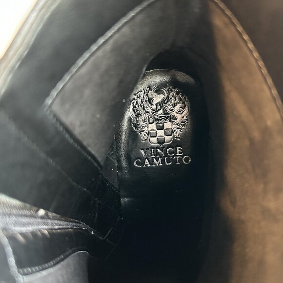 Vince Camuto Boots Womens Size 8.5 Croco Shine Leather VC-ALLOST Stiletto Heel - Picture 8 of 16